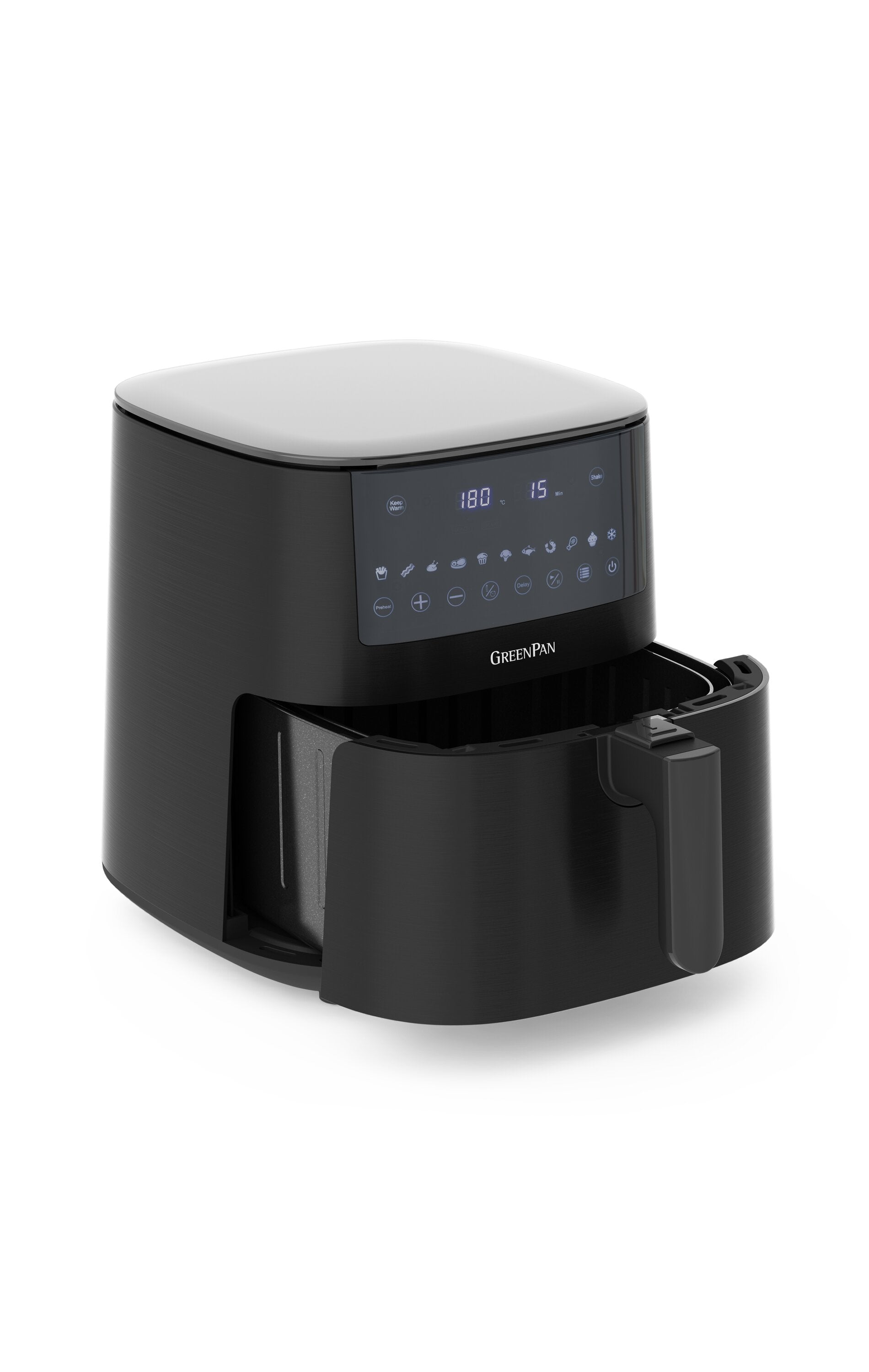 Bistro XL Airfryer med 1 kurv, sort - 7,2 L